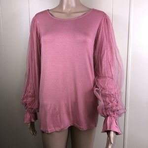 Du Jour scoop neck top. Size xxS